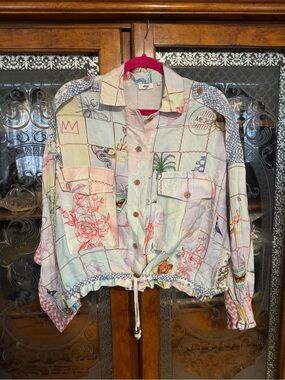 me 369 Pastel Patchwork Button-Down Shirt me369